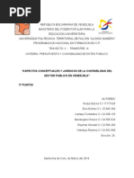 Aspectos Conceptuales y Juridicos de La Contabilidad Presupuesto Arelys Garcia