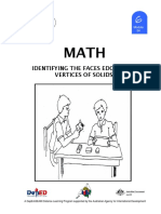 Math 6 DLP 54 - Identifying The Faces Edges, and Vertices of Solids