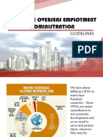 Philippine Overseas Employment Administration: Guidelines