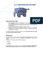 Sentencias en PHP