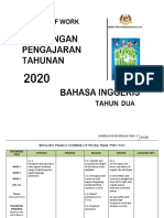 SOW ENGLISH YEAR 2 2020 by RozayusAcademy