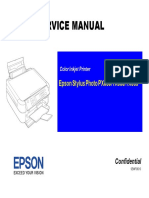 Service Manual: Epson Stylus Photo PX650/TX650/TX659