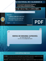 Rentas de Segunda Categoria - Tributaria