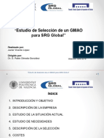 Presentacion - TFM. Estudio de Seleccion de Un GMAO para SRG Global