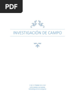 Investigación de Campo 