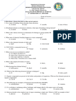 Physical Science Final Exam