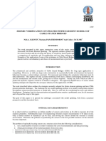 Seismic Verification of Updated Finite Element Models of Cable-Stayed Bridges Nick A J Lieven