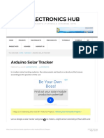 Arduino Solar Tracker