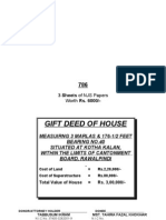 Gift Deed-Through Attorney