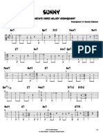 Sunny Sunny: Intermediate Chord Melody Arrangement Intermediate Chord Melody Arrangement