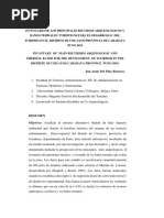 Relación Entre Calidad y Servicios Del Clientes en Los Principales Restaurantes de Juliaca