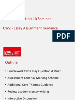 MOIC S11 - 2018-19 Essay Assignment Guidance - Coursework 2