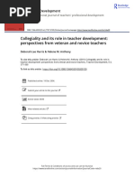 Collegiality and Its Role in Teacher Development: Perspectives From Veteran and Novice Teachers