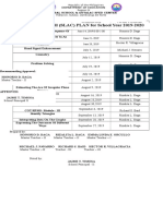 School Learning Action Cell SLAC Plan