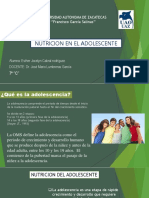 Nutricion Adolescencia