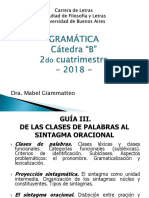 Clases de Palabras 2018