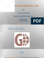 The Global Innovation Index (GII) : By: Nasrin Asadi Kamal Supervisor: Dr. Farhanchi