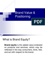 Brand Value & Positioning