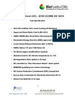 Iscc Eu Biodiesel - b100 Ucome en 14214