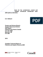 Halfyard - 2010 - Options For The Containment Contro and Eradication of Smallmouth Bass