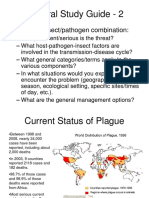 General Study Guide - 2: - For Each Insect/pathogen Combination