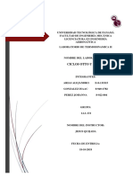 Termodinámica 2 1AA131 Informe 5 Arias, González, Pérez