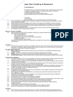 Scope of Works-Diaphragm Wall Cladding