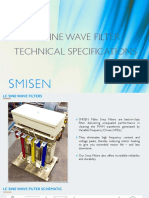 LC Sine Wave Filter Technical Specifications: Smisen