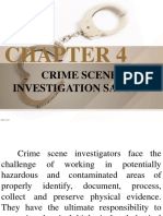 Chapter 4 Crime Scene Investigation Safetygr. 1 Cdi