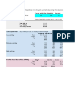 Calculate Your Macros: Carb Cycle Plan