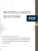 Multiple Choice Questions