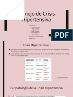 Manejo de La Crisis Hipertensiva en Adultos