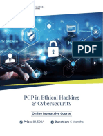 PGP in Ethical Hacking & Cybersecurity: Online Interactive Course