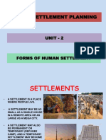 Human Settlement Planning: Unit - 2