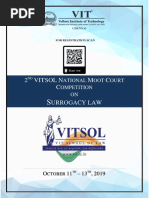 2nd National Moot On Surrogacy Law