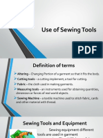 Use of Sewing Tools