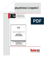 ETAG and ACI Design