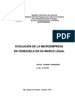 La Microempresas en Venezuela