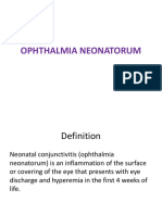 Ophthalmia Neonatorum