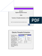 Parasitic Extractions in Electric VLSI