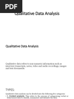 Qualitative Data Analysis