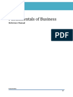 Fundamentals of Business: Reference Manual