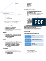 Goods and Services People: - Trade - Skills/Profession - Immegration/Culture/ - Labor - Money - Investment