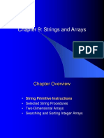 Chapter 9: Strings and Arrays