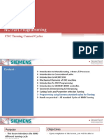 NC-Part Programming: CNC Turning Canned Cycles