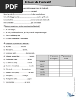 Présent de L'indicatif 