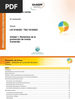 U1. Elementos de La Promocion de Ventas - Contenido PDF