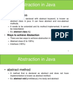 Abstraction in Java: - Abstract Class