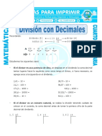 Sesion de Division Con Decimales