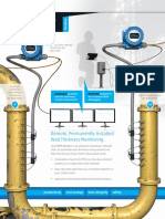 Remote, Permanently-Installed Wall Thickness Monitoring.: Up To 32 Daisy-Chained Transmitters Per Cable Drop